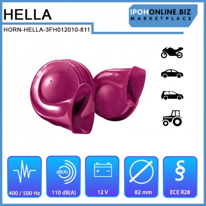 Hella 3FH 012 010-811 Style Range Ruby Twin Tone Horn Set Hella 3FH 012 010-811 Style Range Ruby Twin Tone Horn Set